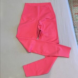 Women's Pink Leggings - wicking fast dry fabric